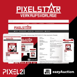 Pixelstar eBay Template