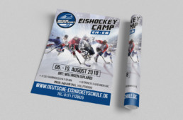 Deutsche Eishockeyschule Camp Plakat