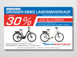 E BIKE Print Anzeige