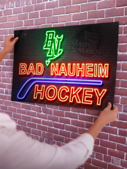 EC Bad Nauheim Neon Poster